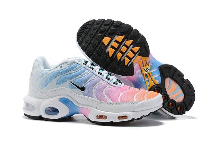 Nike Air Max PLUS Blue Pink White Yellow For Women